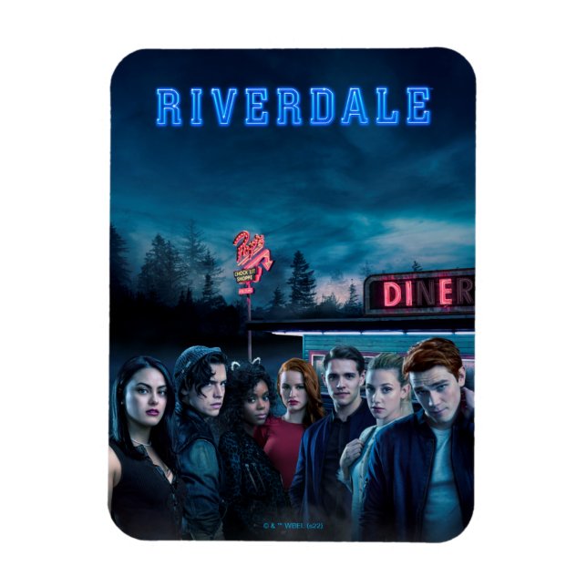 Riverdale Outside Pop-Middagen Poster Magnet (Vertikal)