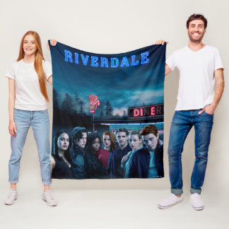 Riverdale Outside Pop's Diner Poster Fleecefilt