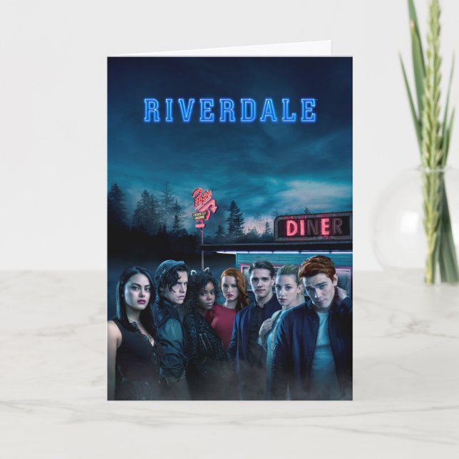 Riverdale Outside Pop's Diner Poster Kort (Framsida)
