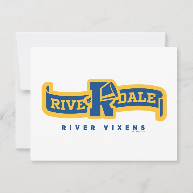 Riverdale River Vixens Banner Anteckningskort (Framsida)