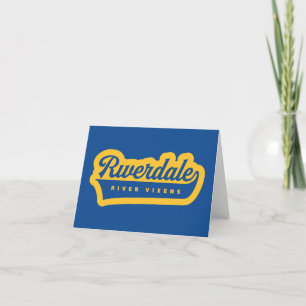 Riverdale River Vixens Logotyp Anteckningskort