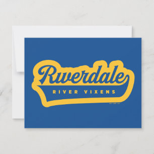 Riverdale River Vixens Logotyp Anteckningskort