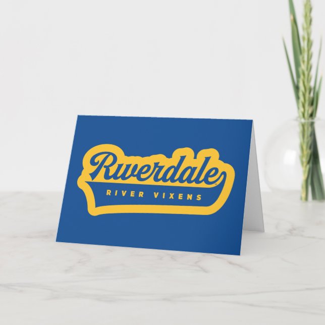 Riverdale River Vixens Logotyp Kort (Framsida)
