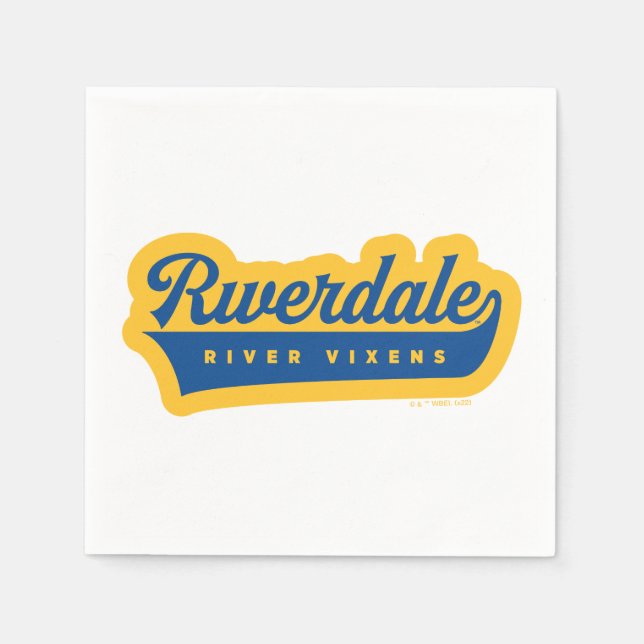 Riverdale River Vixens Logotyp Pappersservett (Framsidan)