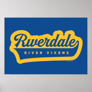 Riverdale River Vixens Logotyp Poster