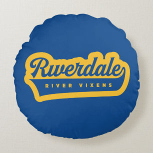 Riverdale River Vixens Logotyp Rund Kudde