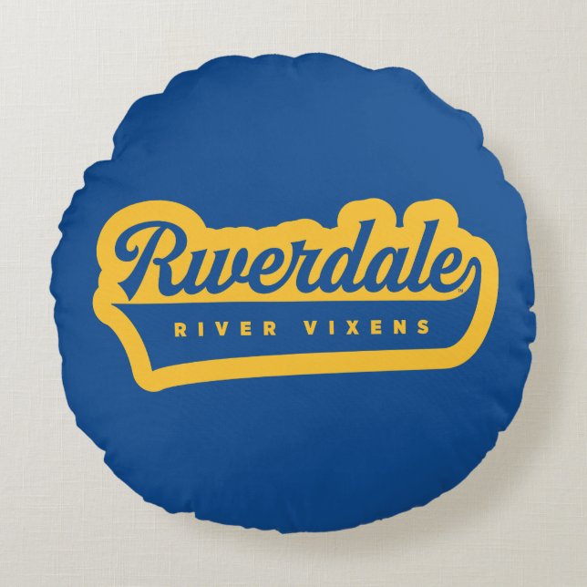 Riverdale River Vixens Logotyp Rund Kudde (Framsidan)