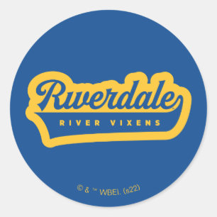 Riverdale River Vixens Logotyp Runt Klistermärke