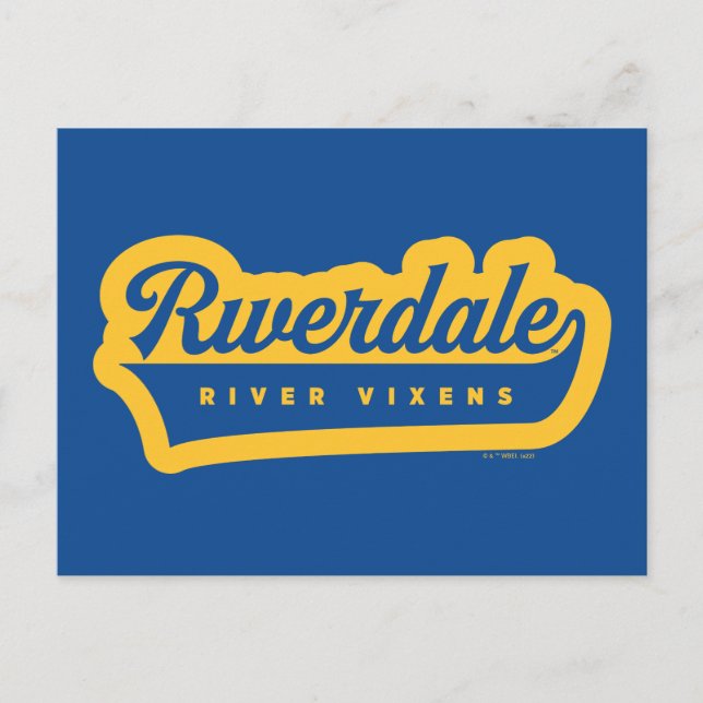 Riverdale River Vixens Logotyp Vykort (Framsida)