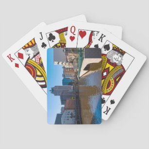 Riverfront från kilbourn street i milwaukee casinokort