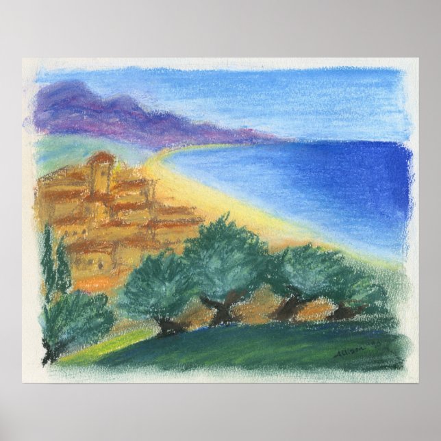 Riveria-drömmen - Poster i bildruta (Framsidan)