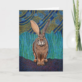 Riverine Rabbit Greeting Card Kort