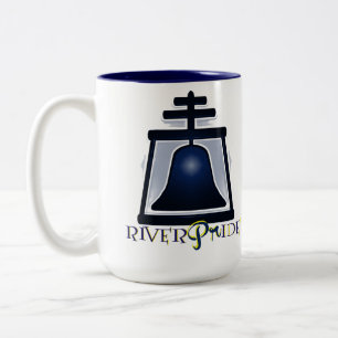 RiverPride - tonad kaffemugg två (15 uns)