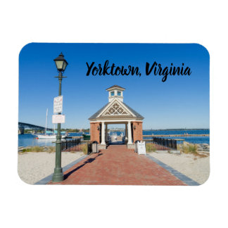Riverpromenad i Yorktown Virginia Magnet