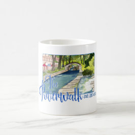 Riverpromenaden, San Antonio, Texas Kaffemugg