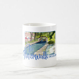 Riverpromenaden, San Antonio, Texas Kaffemugg