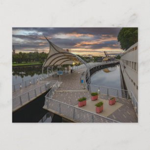 Riverpromenat i Tampa Helg Vykort