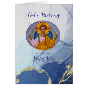 Rivers Livers Living Vatten Grattis Nyfödd bebis C Hälsningskort