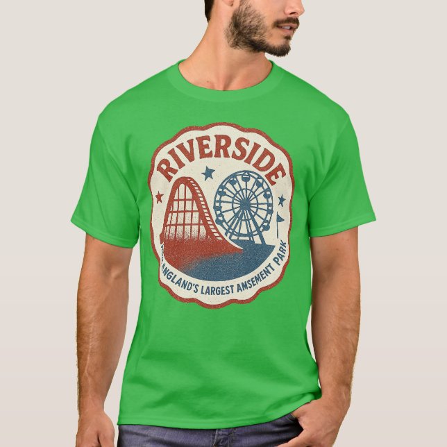 Riverside Amusement Park - Agawam, MORSA T Shirt (Framsida)