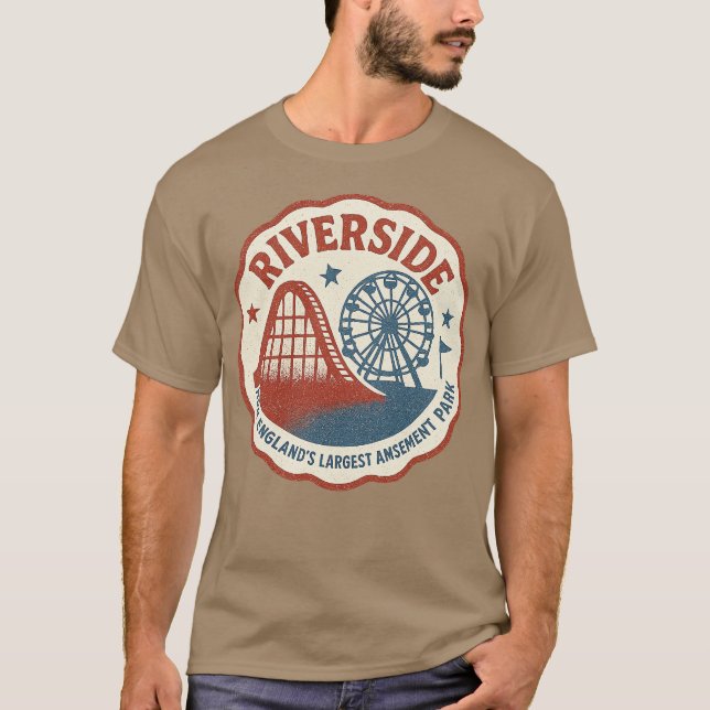 Riverside Amusement Park - Agawam, MORSA T Shirt (Framsida)