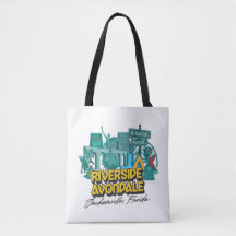 Riverside Avondale grannskap Tote Bag