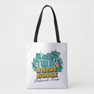 Riverside Avondale grannskap Tote Bag Tygkasse