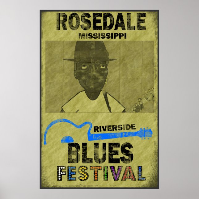 Riverside Blues Festival Poster (Framsidan)