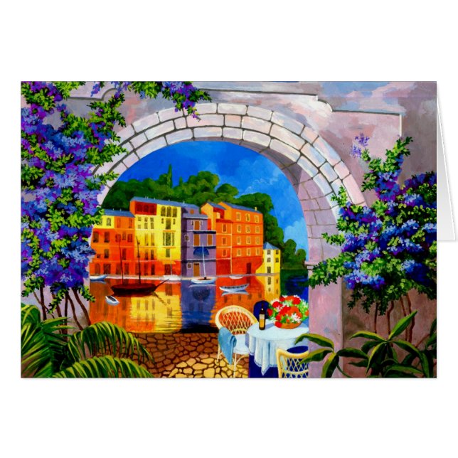 Riverside Cafe Hälsningskort (Framsidan Horizontal)