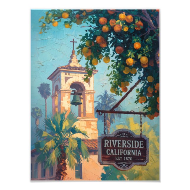 Riverside California Fototryck (Framsidan)