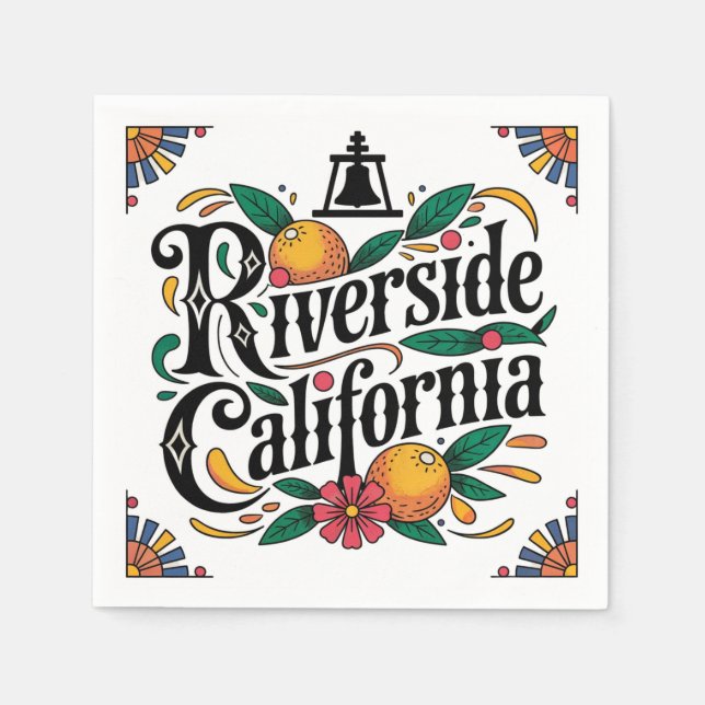 Riverside California Pappersservett (Framsidan)