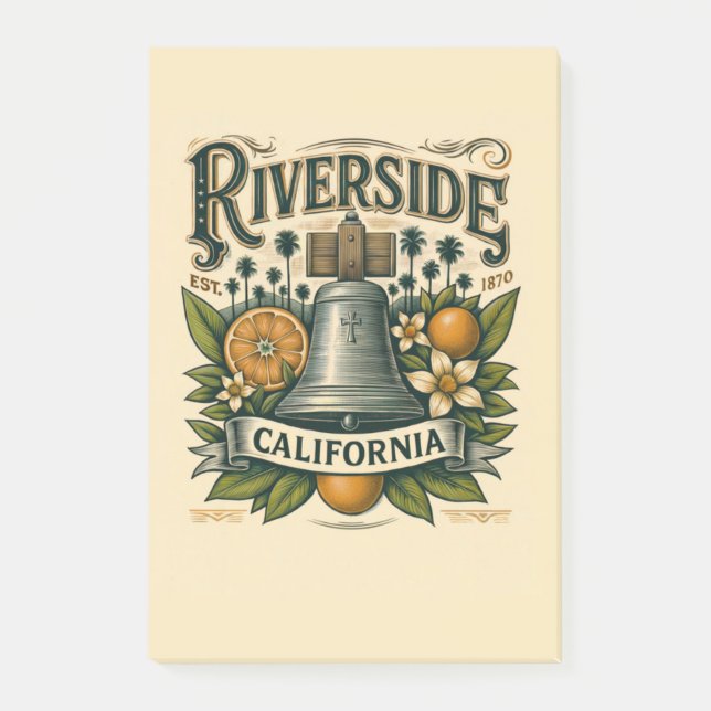Riverside California  Post-it Block (Framsida)