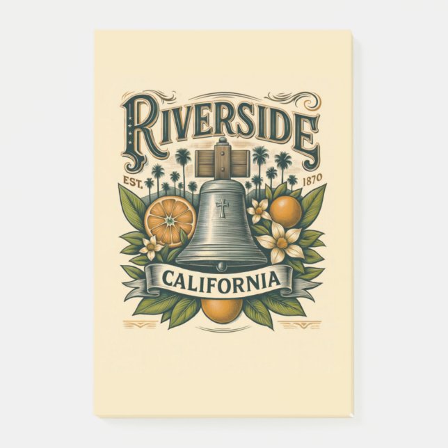Riverside California  Post-it Block (Framsida)