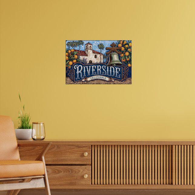 Riverside California Poster (Vardagsrum 2)
