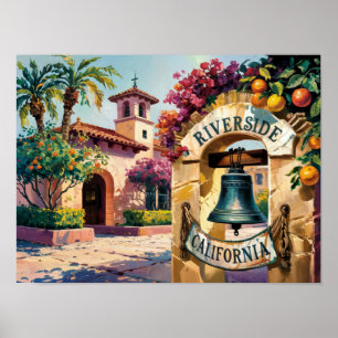 Riverside California Poster