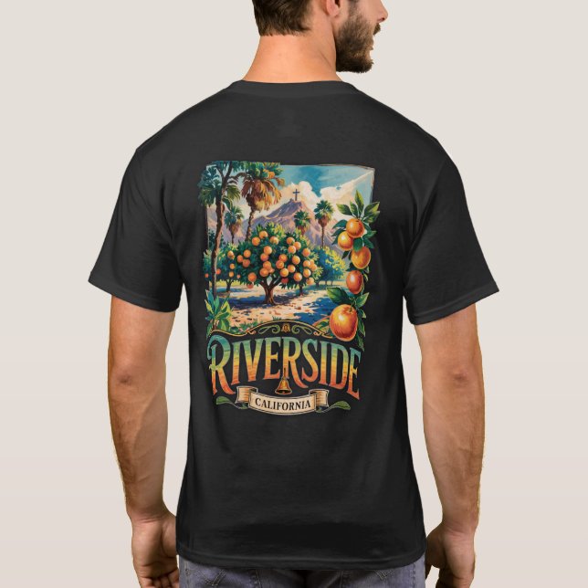 Riverside California T Shirt (Baksida)