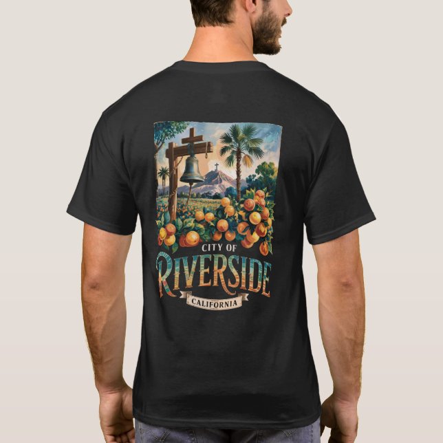 Riverside California T Shirt (Baksida)
