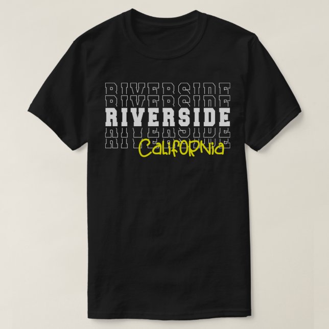 Riverside City California Riverside CA T Shirt (Design framsida)