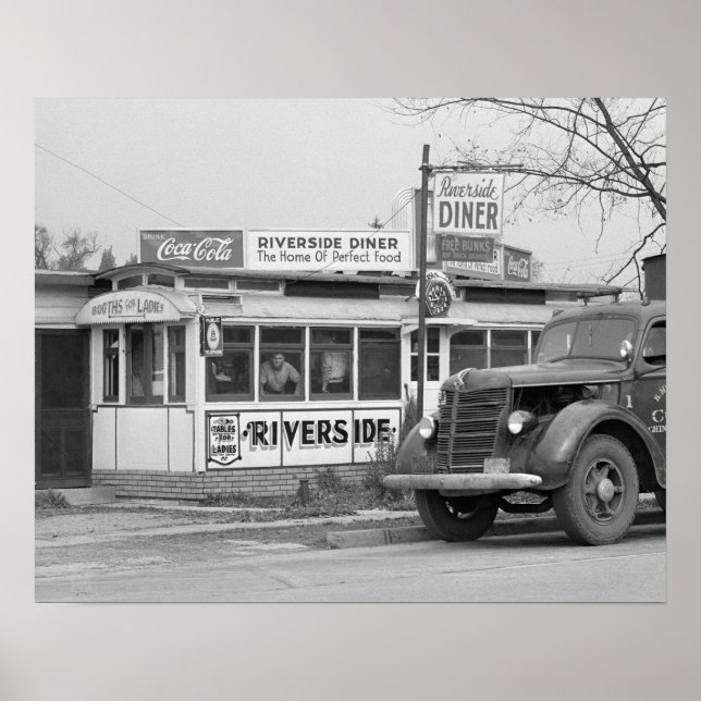 Riverside Diner, 1941 Poster (Framsidan)
