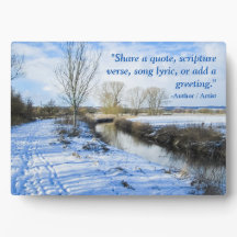 Riverside English Winter Walk - Personlig