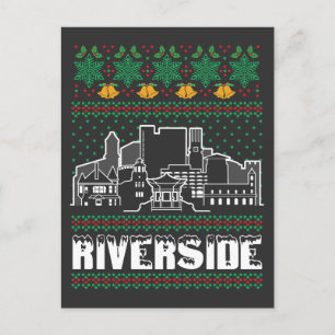 Riverside Kalifornien - god jul Vykort