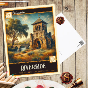 Riverside, Kalifornien   Postkort för Vintage Vykort
