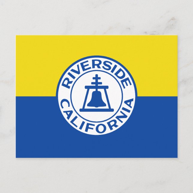 Riverside, Kalifornien, United Stater flagga Vykort (Framsida)
