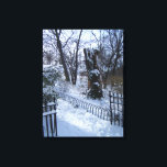 Riverside Park NYC Snö Winter Träd New York Photo Canvastryck<br><div class="desc">Den retched fotoarbetsytan har en snöscen i New York City's Riverside Park.</div>