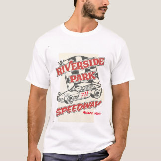Riverside Park Speedway Polverari RETRO 2 Sided T Shirt