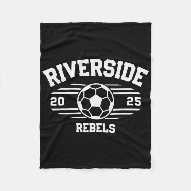 Riverside Rebels Fotboll Ll 2025  Fleecefilt (Framsidan)