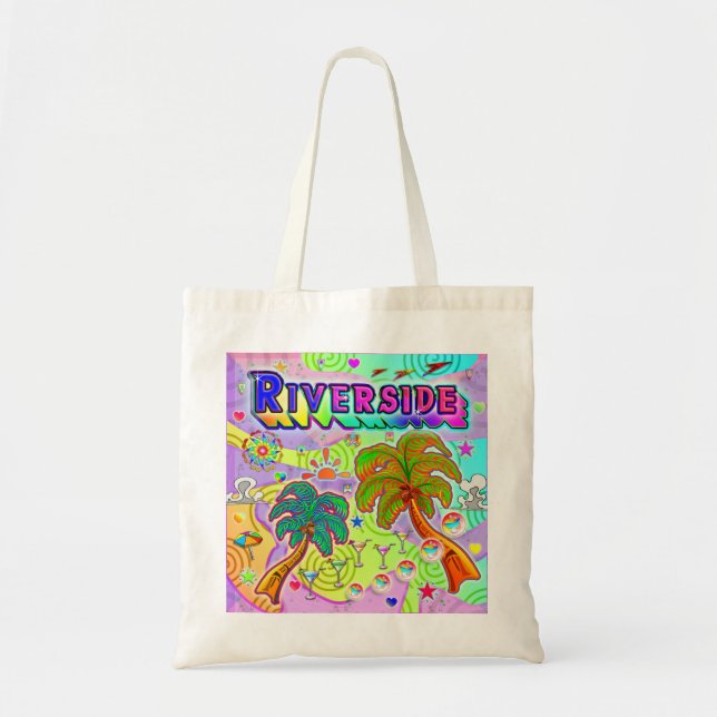 Riverside Semester Måltavla Totebag Tygkasse (Framsidan)