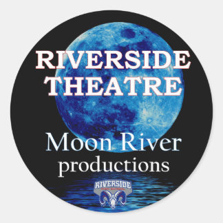 Riverside Theater Stickers Runt Klistermärke