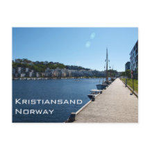 Riverside View in Kristiansand, Norge