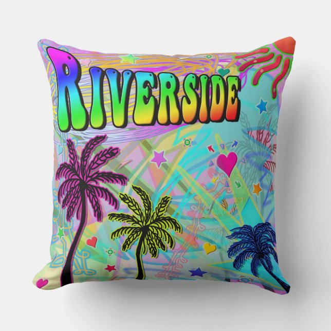 Riverside Vivid Romantik Pillow Kudde (Framsida)