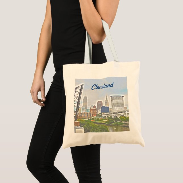 Riverview Cleveland II Tote Bag Tygkasse (Framsida (produkt))